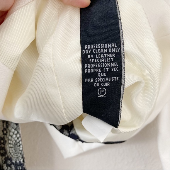 Tibi Tuxedo Jacket with Leather Lapels - Picture 11 of 13